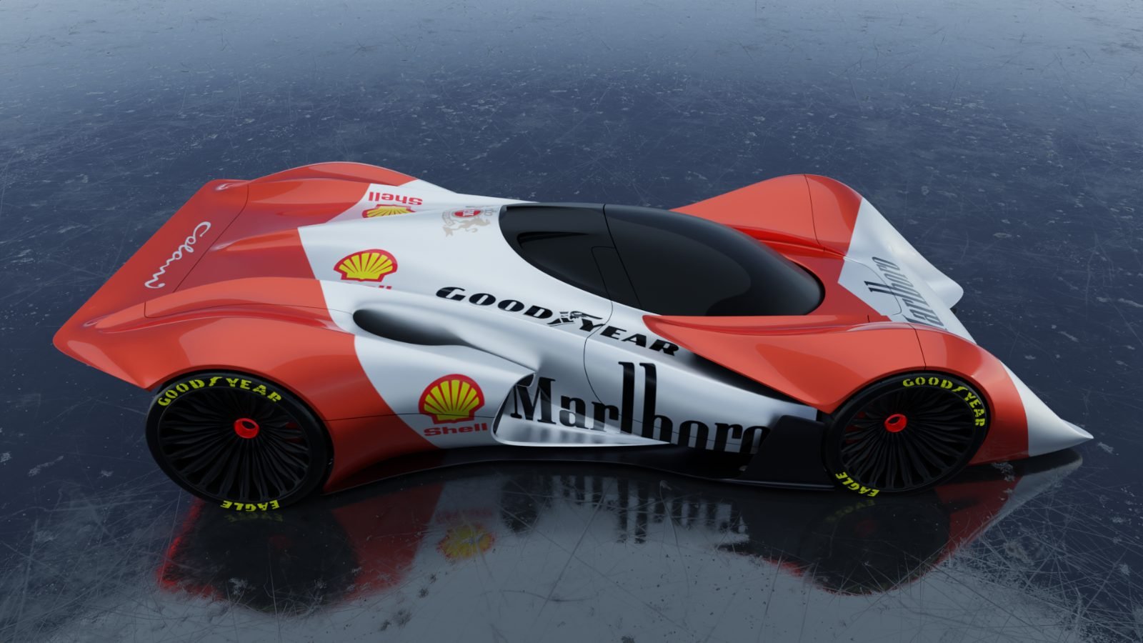 Marlboro livery, profile