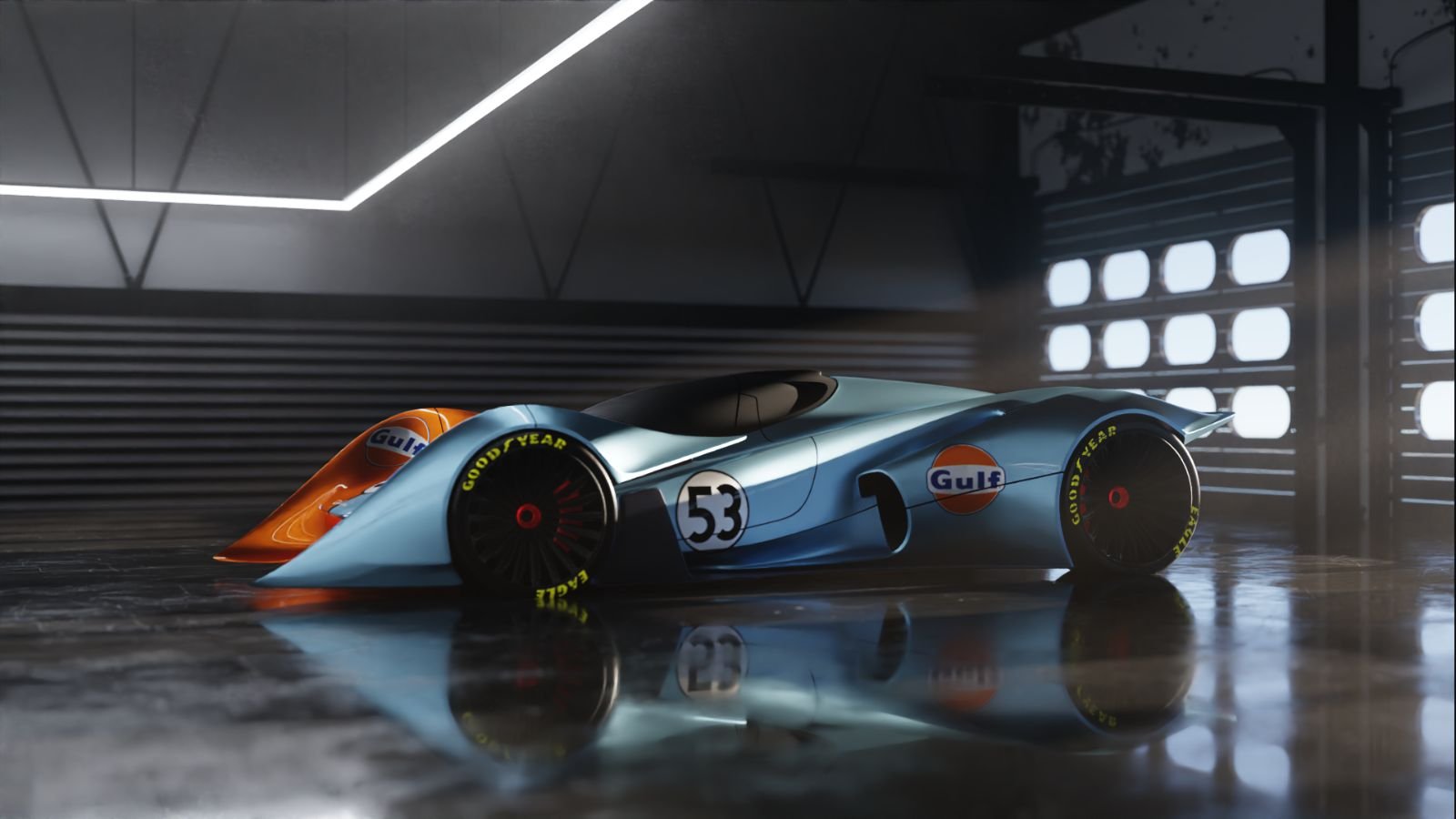 Gulf split livery, render 4