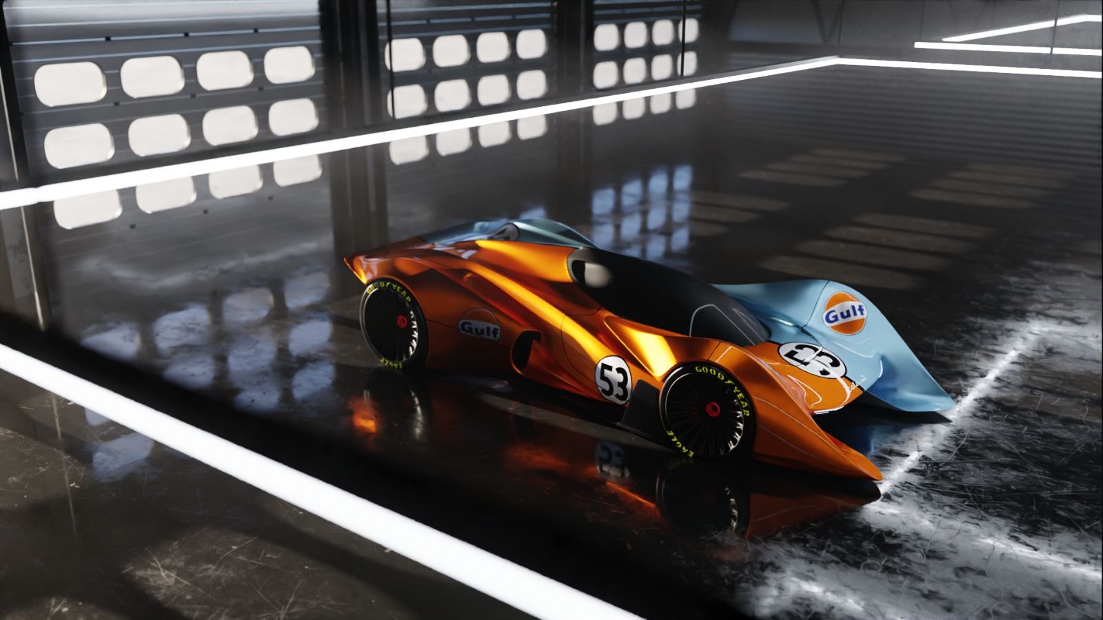 Gulf split livery, render 5