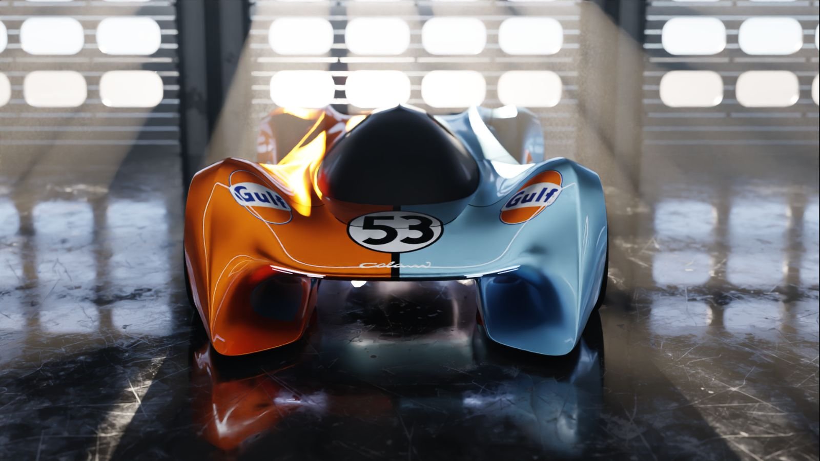 Gulf split livery, render 8