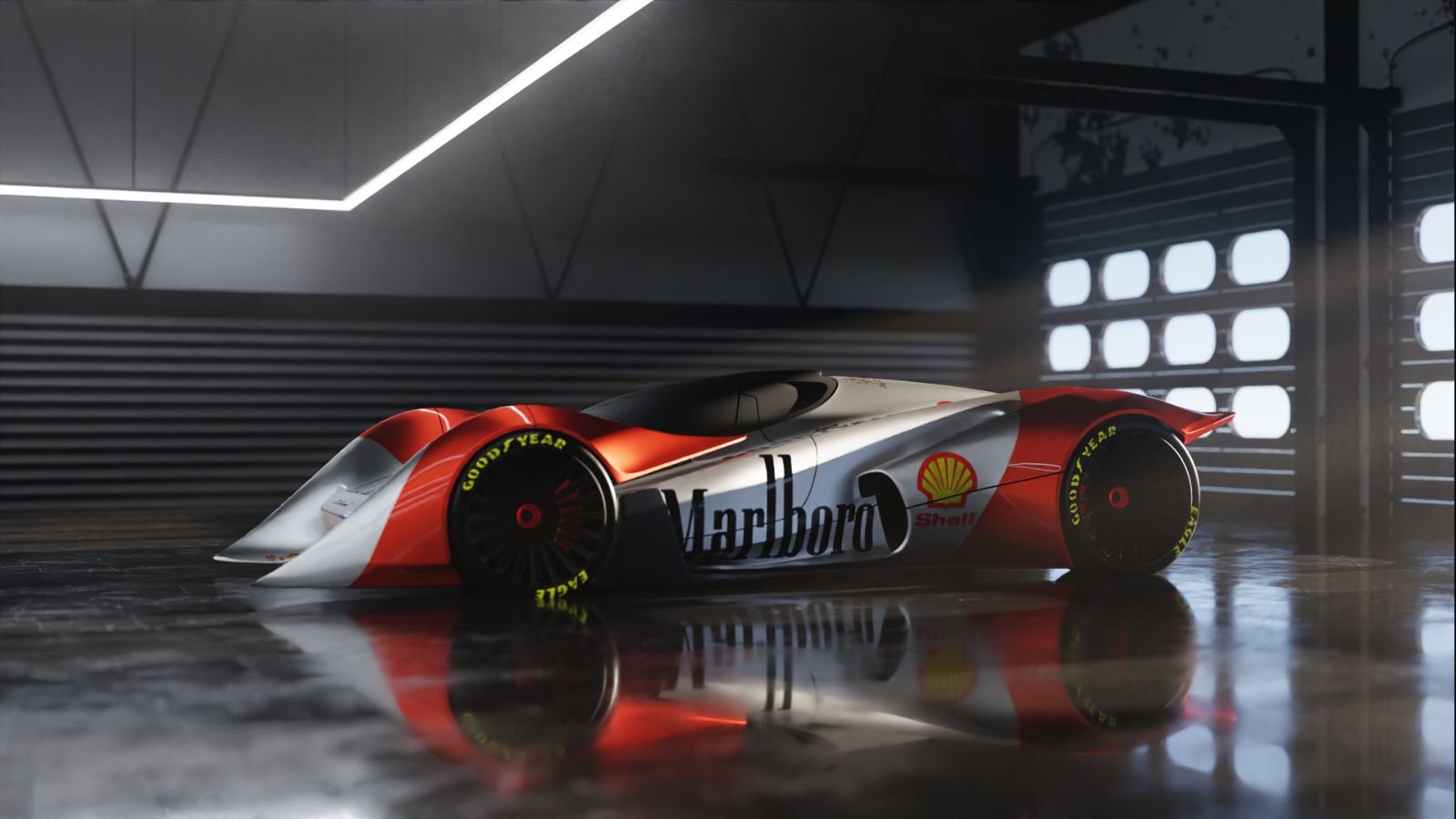 Marlboro livery, render 4