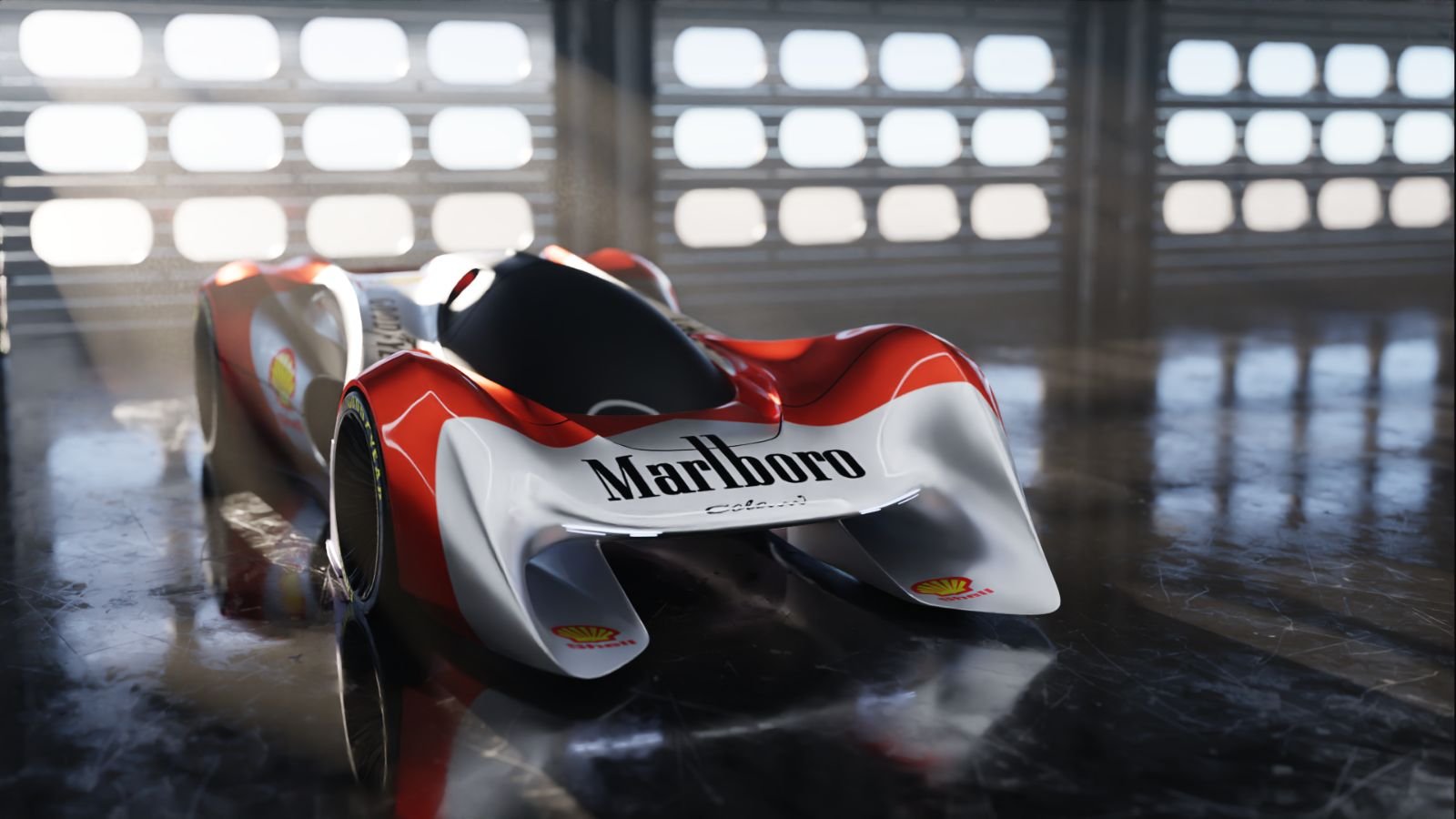 Marlboro livery, render 7