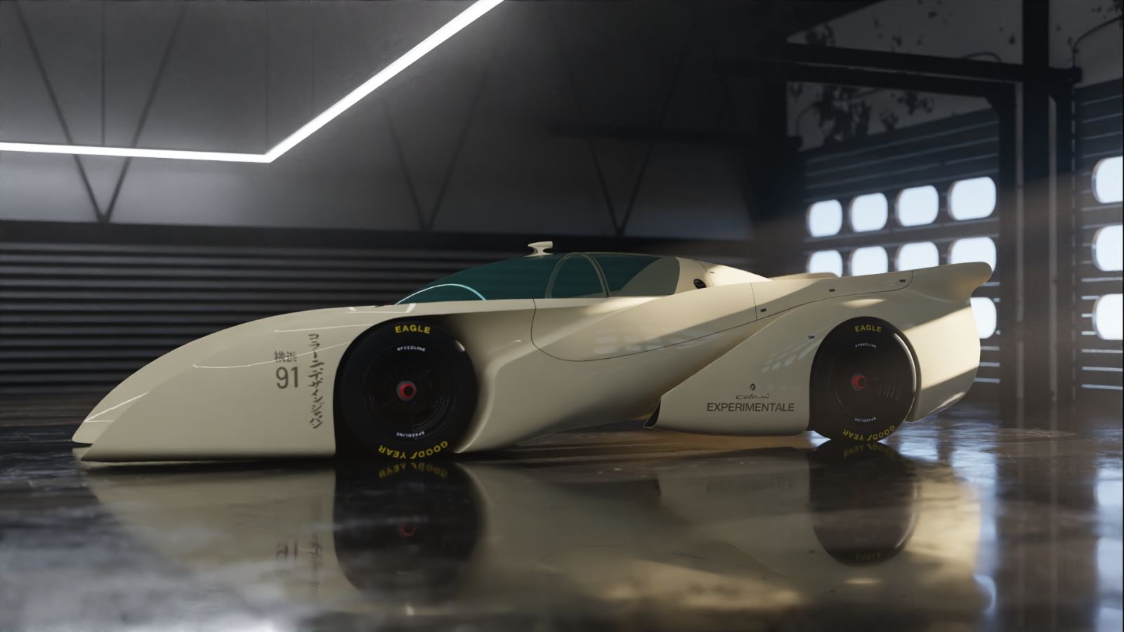 Original prototype livery, render 4