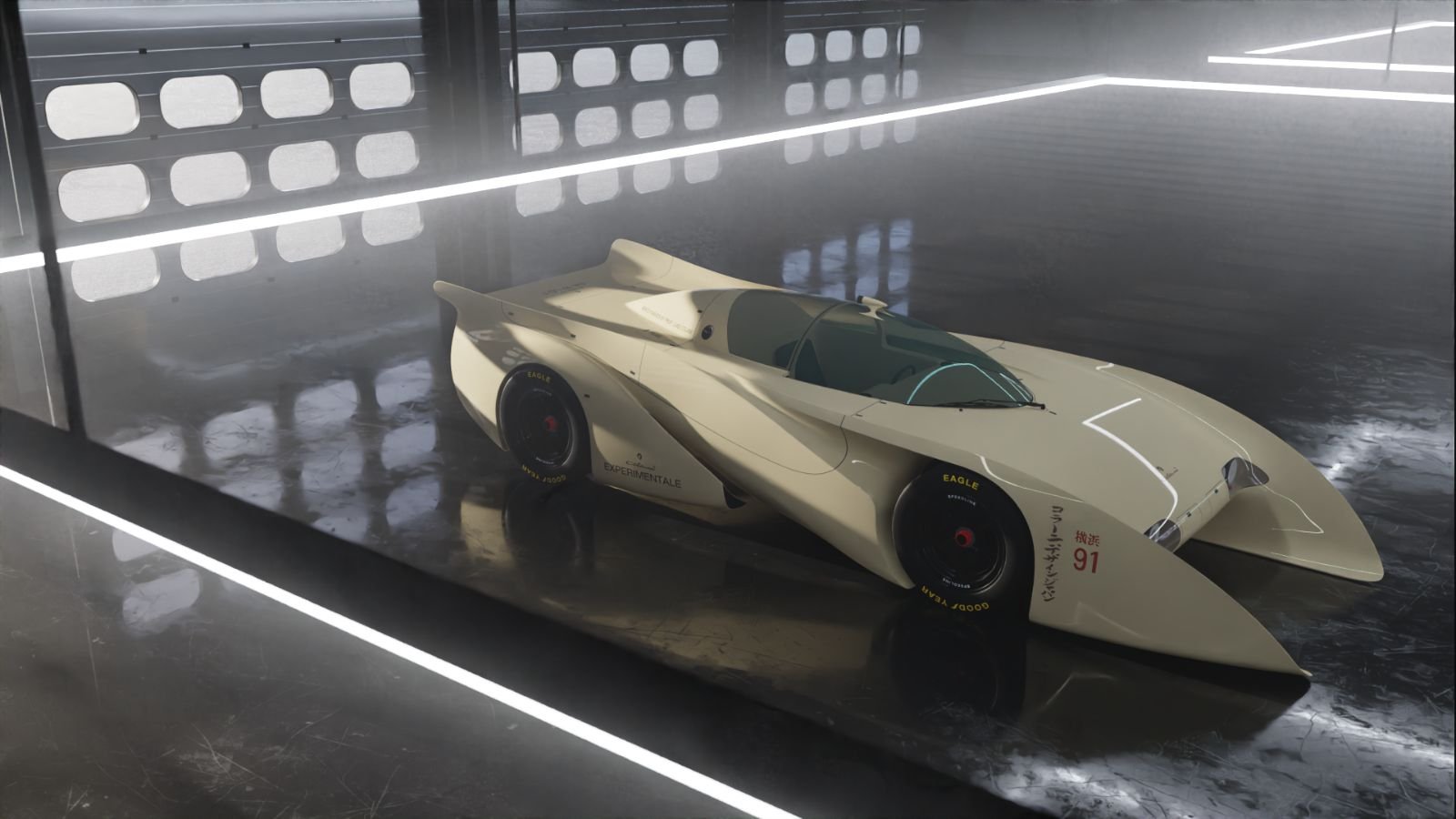 Original prototype livery, render 5